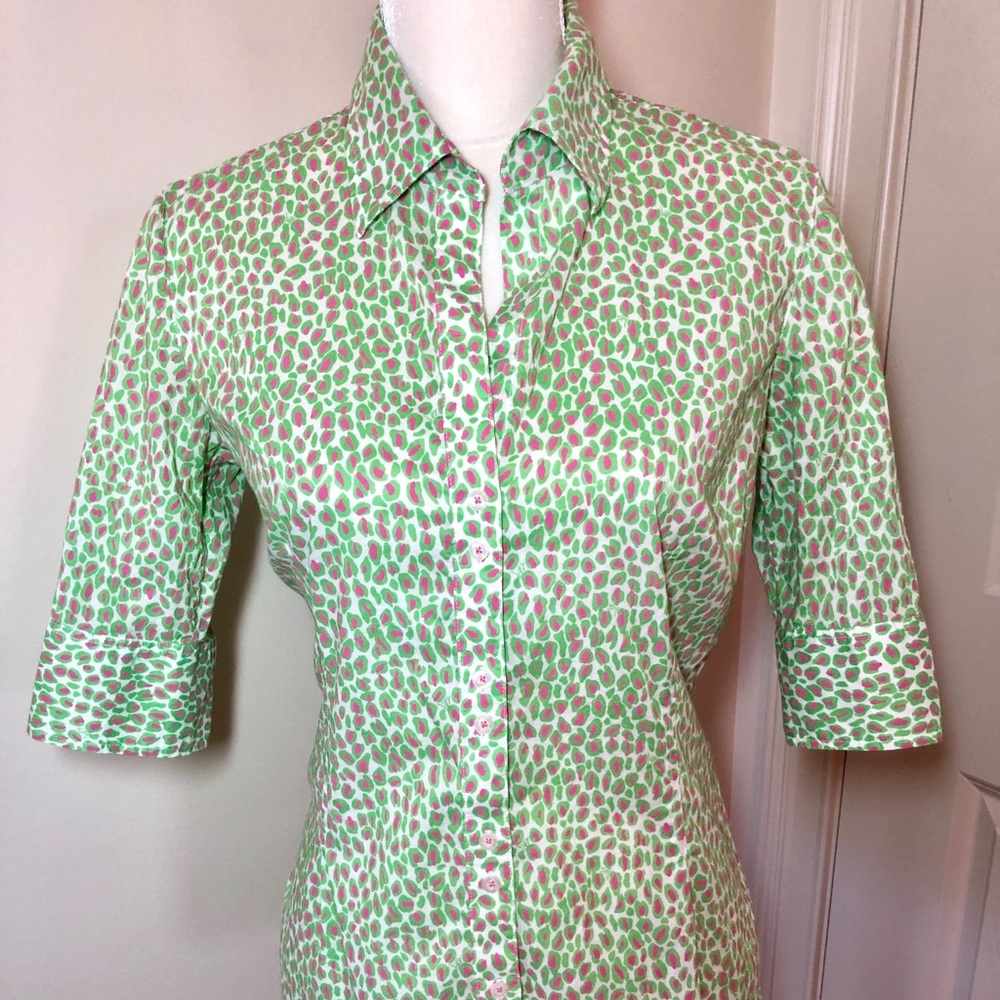 Lilly Pulitzer short sleeve blouse 10